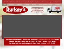 Tablet Screenshot of burkeys.com